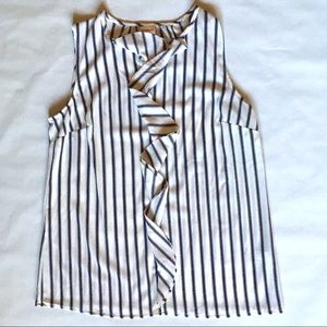 Merona Women's Sleeveless Top with Ruffles…